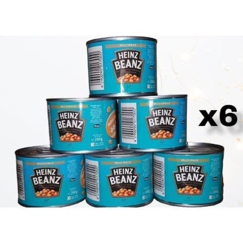 Heinz Tomato Sauce Baked Beans 200g X 6 Cans